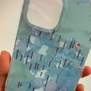Case-Mate World Map Phone Case - Blue